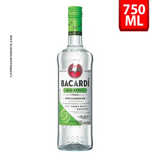 [RI00010] Ron Bacardi Apple 750Ml