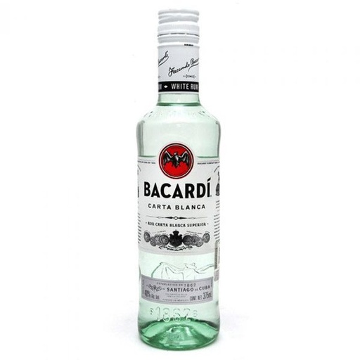[RI00005] Ron Bacardi Carta Blanca 375Ml