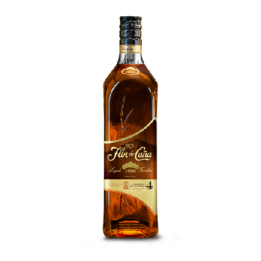 [RI00019] Ron Flor De Caña Añejo Oro 4 Años 750Ml