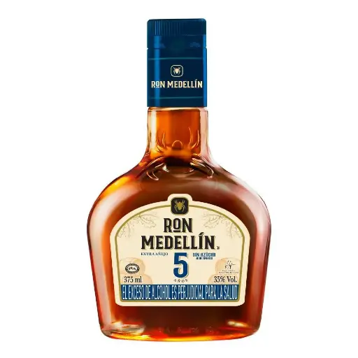 [RN00010] Ron Medellin 5 Años Media 375 Ml
