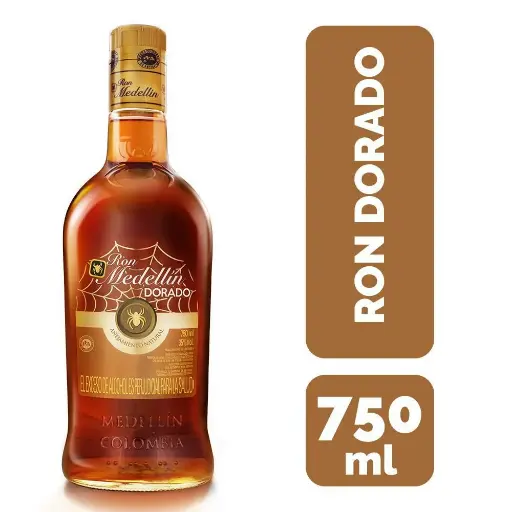 [RN00018] Ron Medellin Dorado Botella 750 Ml