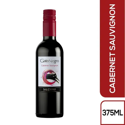 [VN00029] Vino Gato Negro Cabernet Suavingnon 375 Ml