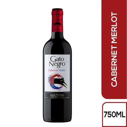 [VN00113] Vino Gato Negro Cabernet-Merlot 750 Ml