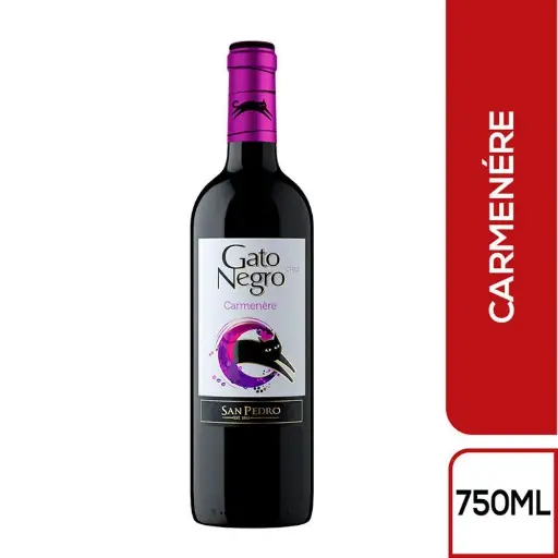 [VN00115] Vino Gato Negro Carmenere 750 Ml