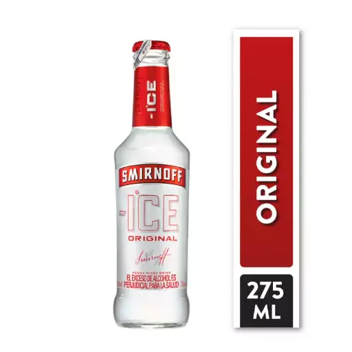 [VO00007] Vodka Smirnoff Ice Red Botella 275Ml