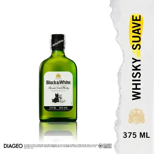 [WH00022] Whisky Black & White 375 Ml
