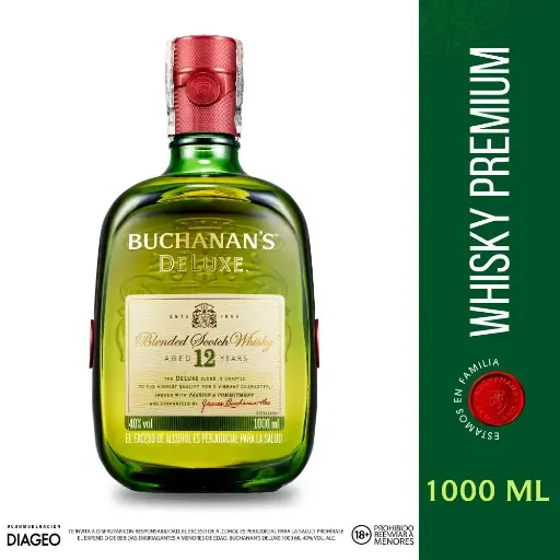 [WH00083] Whisky Buchanans Deluxe 12 Años1000 Ml