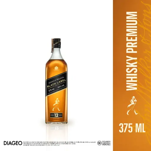 [WH00033] Whisky Johnie Walker Black Label 375 Ml