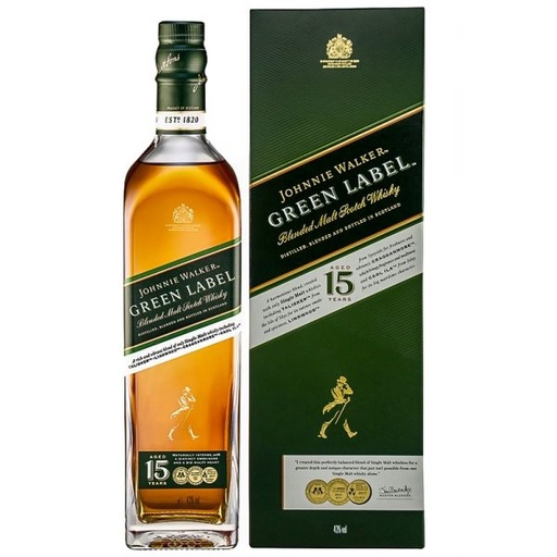 [WH00090] Whisky Johnie Walker Green Label 15 Años 750 Ml